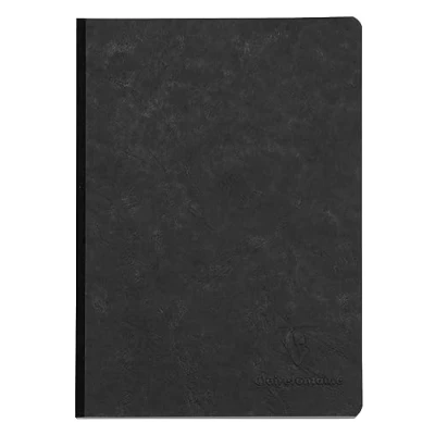 Abbildung von Clairefontaine 795421C Heft A5, Leinen, Age Bag, kariert, 96 Blatt, schwarz