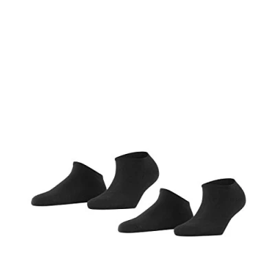 Abbildung von Esprit UNI 2PACK Sneaker Socks Socken, Damen, Größe: 35 38, Schwarz