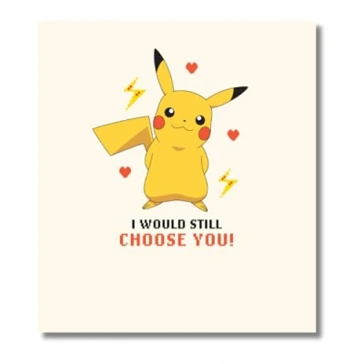 Abbildung von Danilo Promotions Limited Pokemon Valentinstagskarte, I Would Still Choose You! Offene Valentinstagskarte