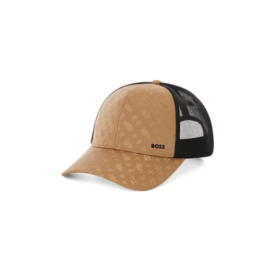 Abbildung von BOSS ZED Trucker Cap, Herren, Größe: One Size, Medium beige