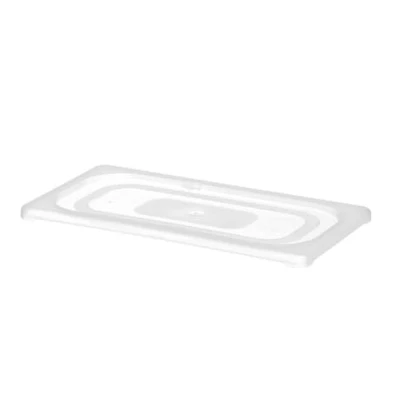Abbildung von HENDI Gastronorm Deckel, Temperaturbeständig von 40 bis 80C, Passend allen Polypropylen Gastronombehältern, inkl. HACCP Aufbewahrungsbehältern, Polypropylen, GN 1/3, 325x176mm, Transparent