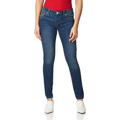 Abbildung von True Religion Damen Halle Mid Rise Super Skinny Fit Jeans, Dreamcatcher, 25