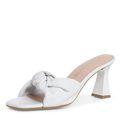 Abbildung von Tamaris Pantolette hoch, Damen, Größe: 36, White Leder