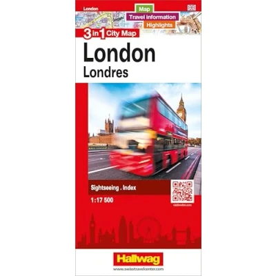 Abbildung von Hallwag Stadtplan London: 3 in 1: Stadtplan, Reiseinformationen und Highlights!