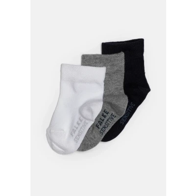 Abbildung von Falke Sensitive 3 PACK Socken für Kinder, Größe: 50/56, White/light grey/dark blue