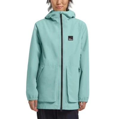 Abbildung von Jack Wolfskin Terraview Hardshelljacke, Damen, Größe: XXL, Soft jade