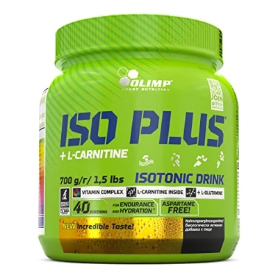 Abbildung von Olimp Sport Nutrition Iso Plus Powder Tropic Blue, 1er Pack (1 x 700 g Dose)