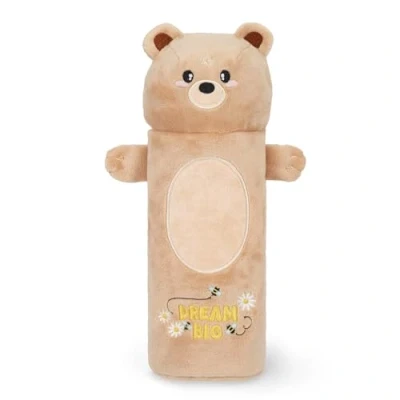 Abbildung von LEGAMI Super weiches Federmäppchen, Motiv Teddy Bear, Karton zum Ausmalen, 100% Polyester, Soft Pencil Case