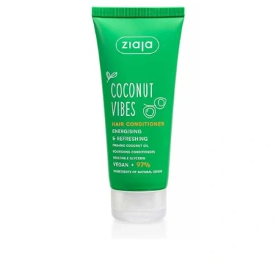 Abbildung von Coconut &amp; ORANGE VIBES energetisierender Conditioner mit Noten von Kokosnuss. Ziaja