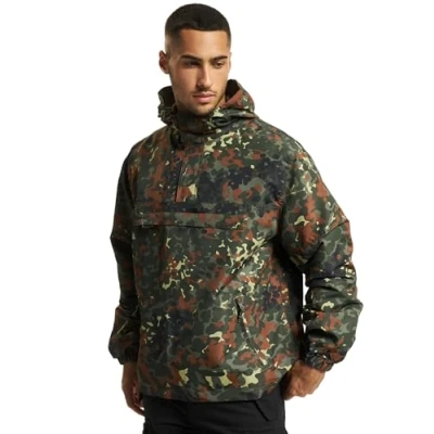 Abbildung von Brandit Windbreaker, Herren, Größe: Medium, Flecktarn