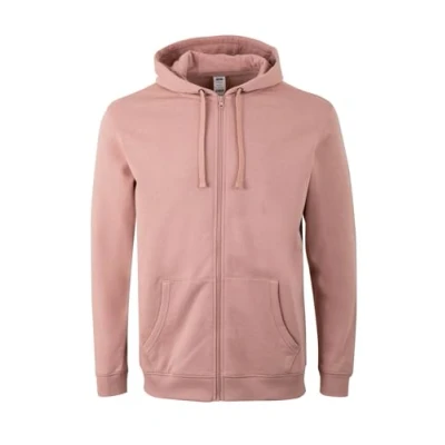 Abbildung von Mukua Unisex Sf270u Kapuzenpullover mit Reißverschluss, Blassrosa, S