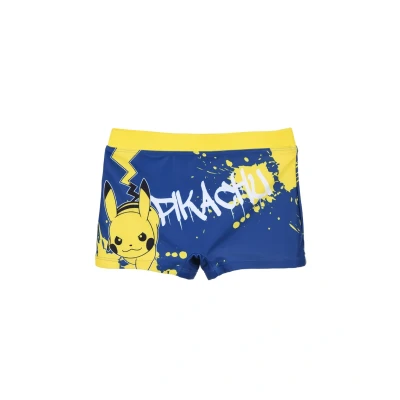 Abbildung von Pokemon Pikachu Badehose Pants für Kinder, Größe: 140, Dunkelblau