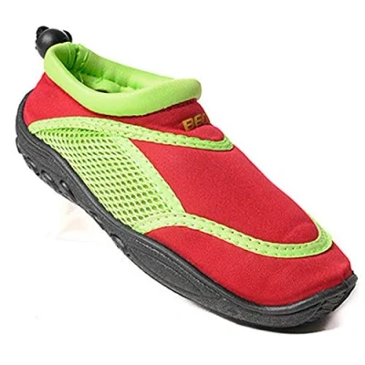 Abbildung von BECO Badeschuhe / Surfschuhe für Kinder rot/grün 25