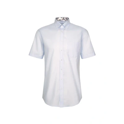 Abbildung von seidensticker Businesshemd »Regular«, Regular 1/2 Button Down Kragen Struktur