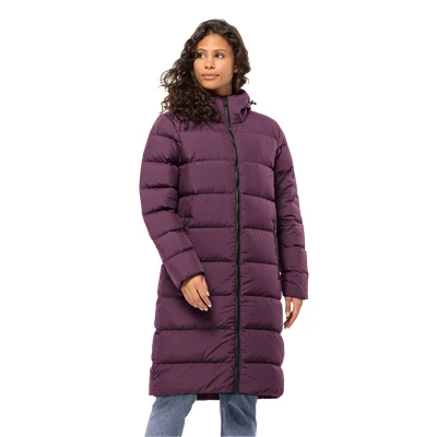Abbildung von Jack Wolfskin Frozen Palace Daunenmantel, Damen, Größe: Small, Berry jam