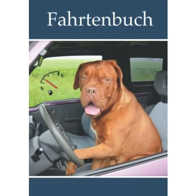 Abbildung von Fahrtenbuch: Fahrtenbuch für Finanzamt, Steuern, beruflich oder privat, im praktischen DIN A4 Format