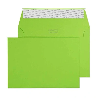 Abbildung von Blake Creative Colour 107 Briefumschläge Haftklebung Limettengrün C6 114 x 162 mm 120g/m² 500 Stück