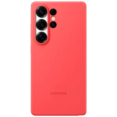 Abbildung von Samsung Silikon Back Cover Rot Galaxy S25 Ultra