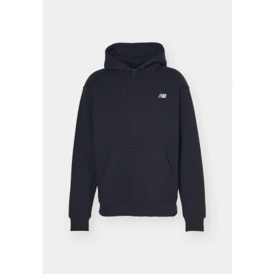 Abbildung von New Balance Sport Essentials Small LOGO Brushed Hoodie Sweatshirt, Herren, Größe: Medium, Black