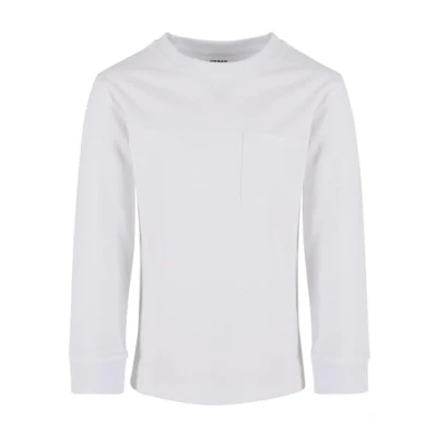 Abbildung von Urban Classics Heavy Oversized Pocket 2PACK Langarmshirt für Kinder, Größe: 110/116, white