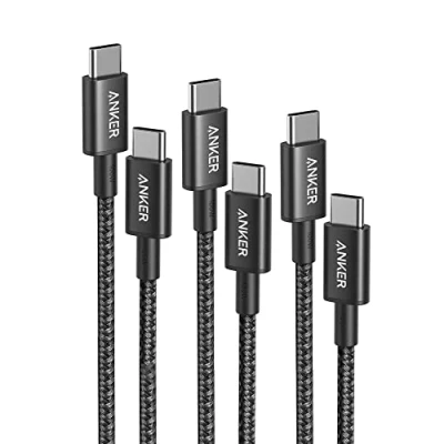 Abbildung von Anker 333 USB C auf Kabel, 100W 1m+1.8m+3m 2.0 Schnellladekabel für iPhone 16/15 Serie, MacBook Pro/Air, iPad Galaxy S24, Pixel, Switch, LG und mehr