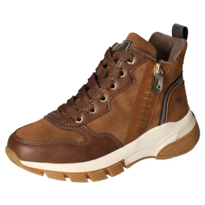 Abbildung von MUSTANG Damen 1481 501 Schnuerbooty, Cognac, 38 EU