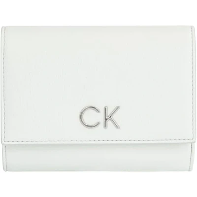 Abbildung von Calvin Klein Damen Geldbörse Ck Daily Medium Trifold Bifold, Grün (Milky Green), Einheitsgröße