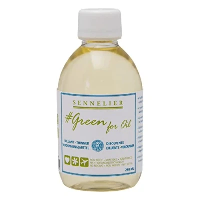 Abbildung von Sennelier Green for Oil Solvent Free Thinner, 250ml (10 135201 250)