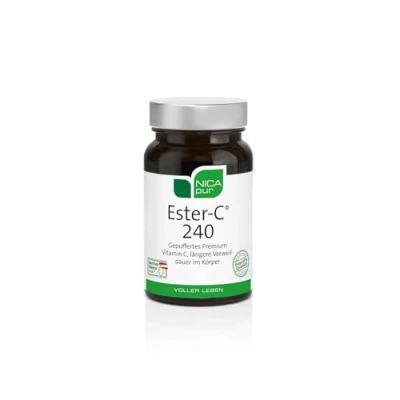 Abbildung von NICApur Ester C 240 magenfreundliches, gepuffertes Vitamin 30 Kapseln