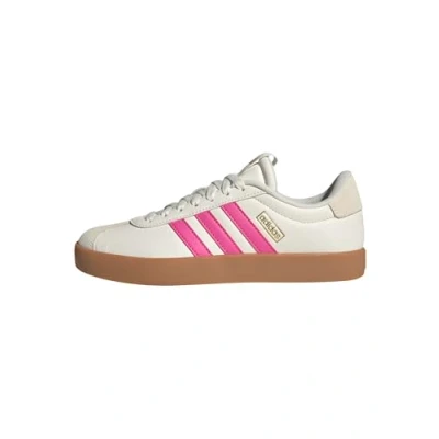 Abbildung von adidas Damen VL Court 3.0 Shoes Schuhe, core White/Pulse Magenta/Gold met