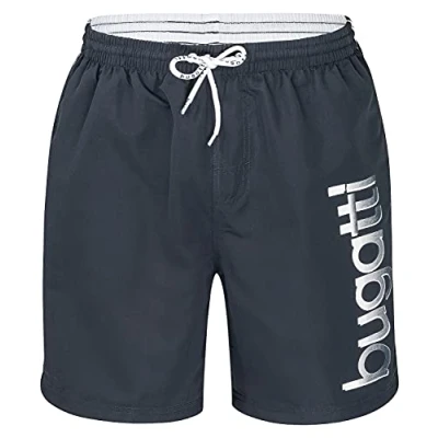 Abbildung von bugatti® Herren Badeshort dunkelgrau/anthrazit, in Größe S