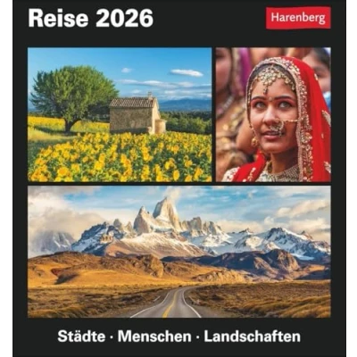 Abbildung von Reise Tagesabreißkalender 2026 Kulturkalender Städte, Menschen, Landschaften: Kalender für jeden Tag mit faszinierenden Bildern fremder Kulturen, ... Orten aus aller Welt. Tischkalender