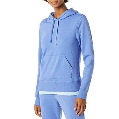 Abbildung von Amazon Essentials Damen Fleece Kapuzenpullover (in Übergröße erhältlich), Blau Heide, XS