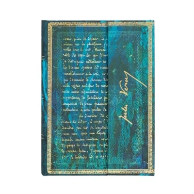 Abbildung von Paperblanks Verne, Twenty Thousand Leagues Embellished Manuscripts Collection Midi Lined Wrap Closure 120 Gsm