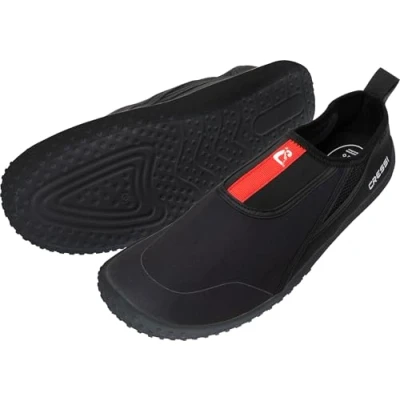 Abbildung von CRESSI Unisex Adult Kiwi Shoes Black/Red 43 Schuh ideal für Wassersport und Spaziergänge in Nasser Umgebung, Schwarz/Rot