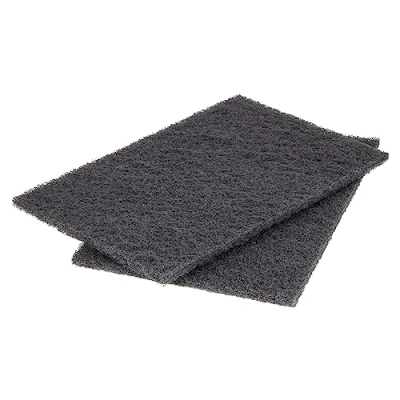 Abbildung von wolfcraft 2 Schleifvlies Pads 150 x 230 10 mm fein 5900000 Zum Anschleifen, Entrosten und Polieren von Holz Metall Oberflächen Körnung: 800