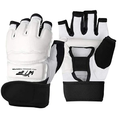 Abbildung von Taekwondo Kampfsport Handschuhe, LangRay Boxhandschuhe Punchinghandschuhe MMA Handschuhe für Sparring Martial Arts, Boxsack Trainingshandschuhe Erwachsene und Kinder