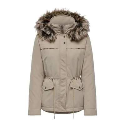 Abbildung von ONLY Reverskragen Trenchcoat, Damen, Größe: 36, Weathered teak