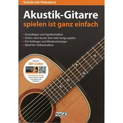 Abbildung von Akustik Gitarre spielen ist ganz einfach: Schule mit Videokurs