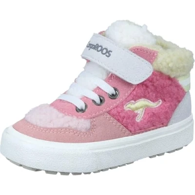 Abbildung von KangaROOS Jungen Unisex Kinder KAVU Shady Fur EV Sneaker, Rose/Multi, 24 EU