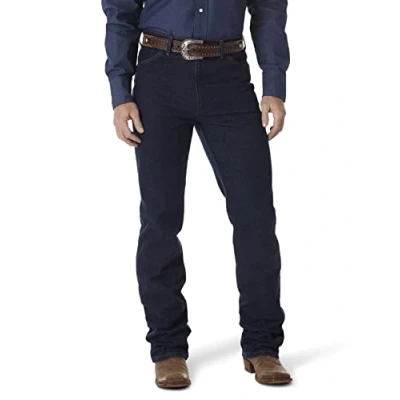 Abbildung von Wrangler Herren Cowboy Cut Slim Fit Stretch Boot Jeans, Navy Stretch, 33W / 30L