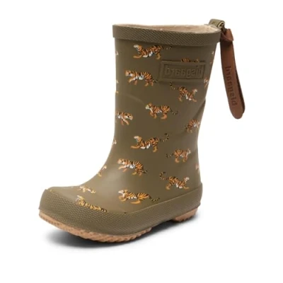 Abbildung von bisgaard Unisex Kinder Basic Rubber Rain Boot, Safari, 30 EU