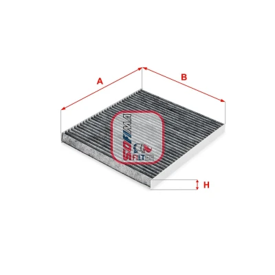 Abbildung von Innenraumfilter SOFIMA S4256CA