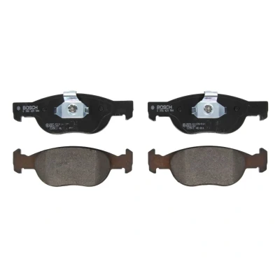 Abbildung von BOSCH 0 986 424 544 Bremsbelagsatz Low Metallic mit Anti Quietsch Blech, Montageanleitung FIAT: Punto II Hatchback, I LANCIA: Y