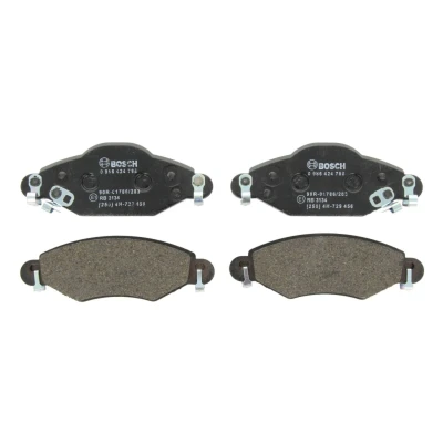 Abbildung von BOSCH 0 986 424 788 Bremsbelagsatz Low Metallic mit akustischer Verschleißwarnung Montageanleitung TOYOTA: Yaris I Hatchback