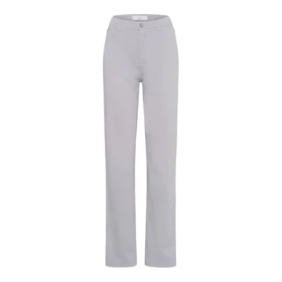 Abbildung von BRAX Damen Style Carola Five pocket Hose in Wertigem Baumwollstretch , Grau, 32W / 32L