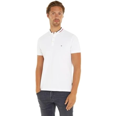 Abbildung von Tommy Hilfiger MAO Tipped SLIM Poloshirt, Herren, Größe: 3XL, White