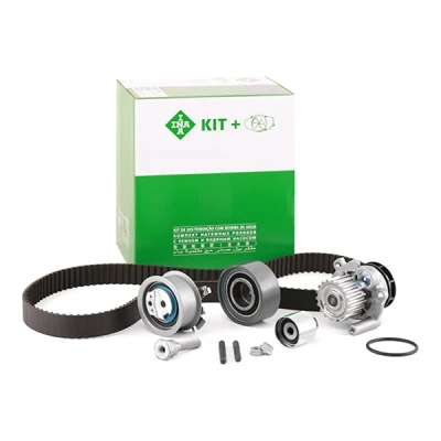 Abbildung von INA 530 0463 30 Wasserpumpe + Zahnriemensatz mit VOLKSWAGEN: Golf 5, Passat B6 Variant, Plus / Crossgolf, SKODA: Octavia 2 Combi