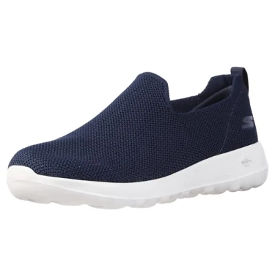 Abbildung von Skechers Herren Go Walk Max Athletic Air Mesh Slip on Walking Shoe Sneaker, Marineblau/Weiß/Weiß, 44 EU X Weit