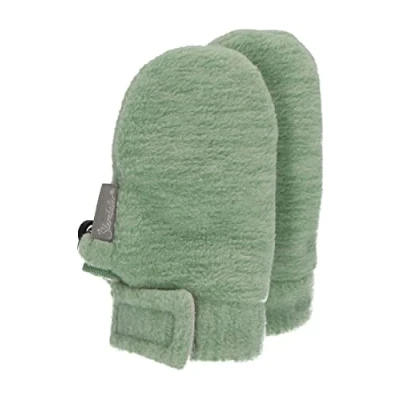 Abbildung von Sterntaler Unisex Kinder Fäustlinge Ohne Daumen Microfleece Melange (Recycelt) Handschuh, Grün, 1 EU